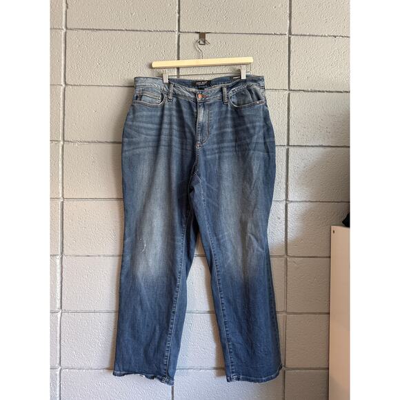 Women's Plus Size Judy Blue High Waist Straight Leg Jeans size 14W Bohemian - Picture 3 of 7